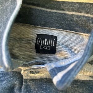 Double xl sweat shirt blue gray and light blue  never worn